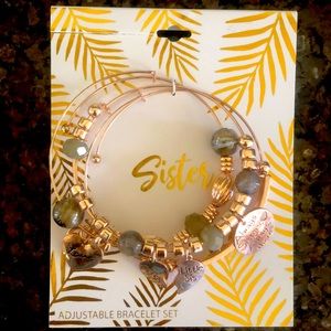 Adjustable bracelet for sister